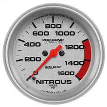 Load image into Gallery viewer, AutoMeter Gauges Autometer Ultra-Lite 2-5/8in 1600PSI Nitrous Pressure Gage