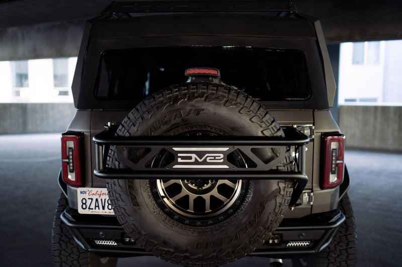 DV8 Offroad Hitch Receivers DV8 Offroad 21-23 Ford Bronco Spare Tire Guard & Accessory Mount