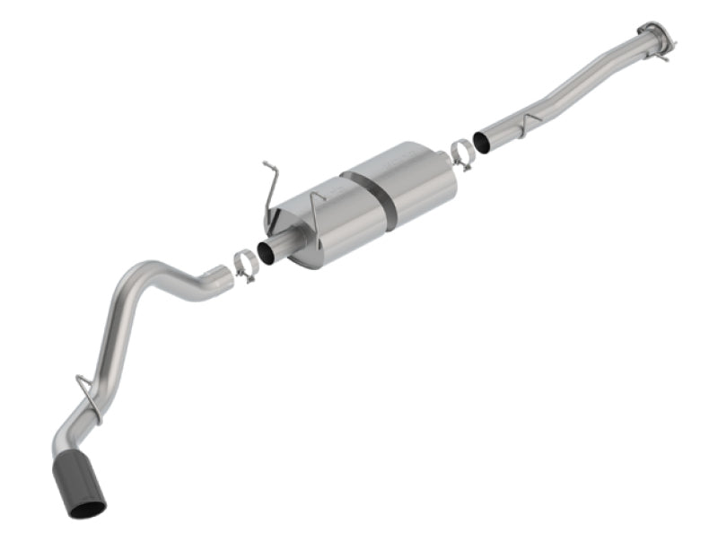 Borla Catback Borla 15-19 Chevy Silverado 2500 6.0L CC/STD Bed/153.7in WB S-Type Catback Exhaust Black Chrome Tip
