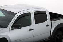 Load image into Gallery viewer, AVS Wind Deflectors AVS 05-15 Toyota Tacoma Double Cab Ventvisor In-Channel Front &amp; Rear Window Deflectors 4pc - Smoke