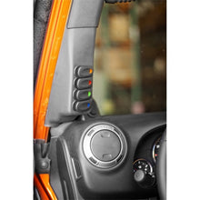 Load image into Gallery viewer, Rugged Ridge Dash &amp; Interior Trim Rugged Ridge A-Pillar 4 Switch Pod Kit Black LHD 11-18 JK