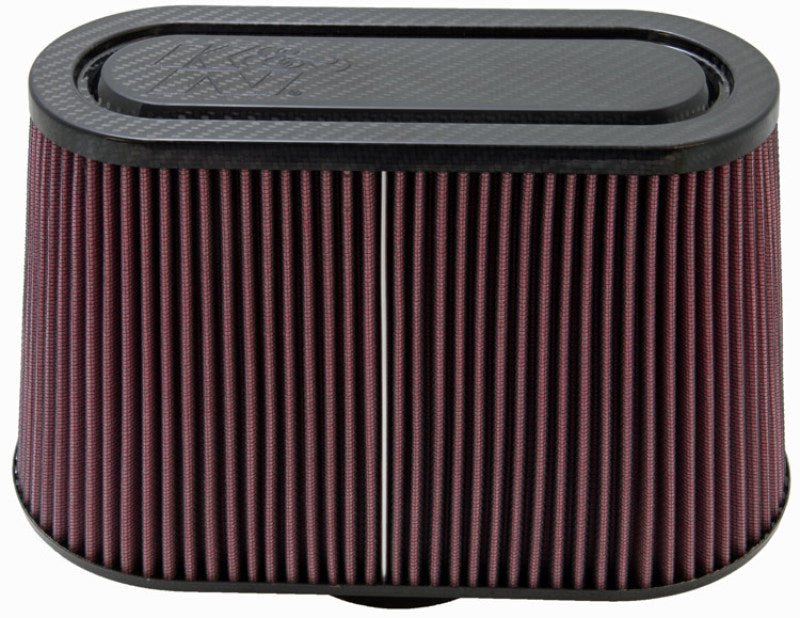 K&N Engineering Air Filters - Universal Fit K&N Universal Filter with Carbon Fiber Top & Base-12in Base O/S Length x 6in Base O/S Width x 7in H