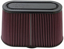 Load image into Gallery viewer, K&amp;N Engineering Air Filters - Universal Fit K&amp;N Universal Filter with Carbon Fiber Top &amp; Base-12in Base O/S Length x 6in Base O/S Width x 7in H