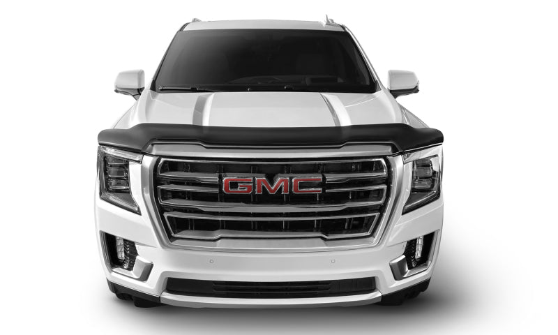 AVS Stone/Bug Deflectors AVS 2021 GMC Yukon High Profile Bugflector II Hood Shield - Smoke