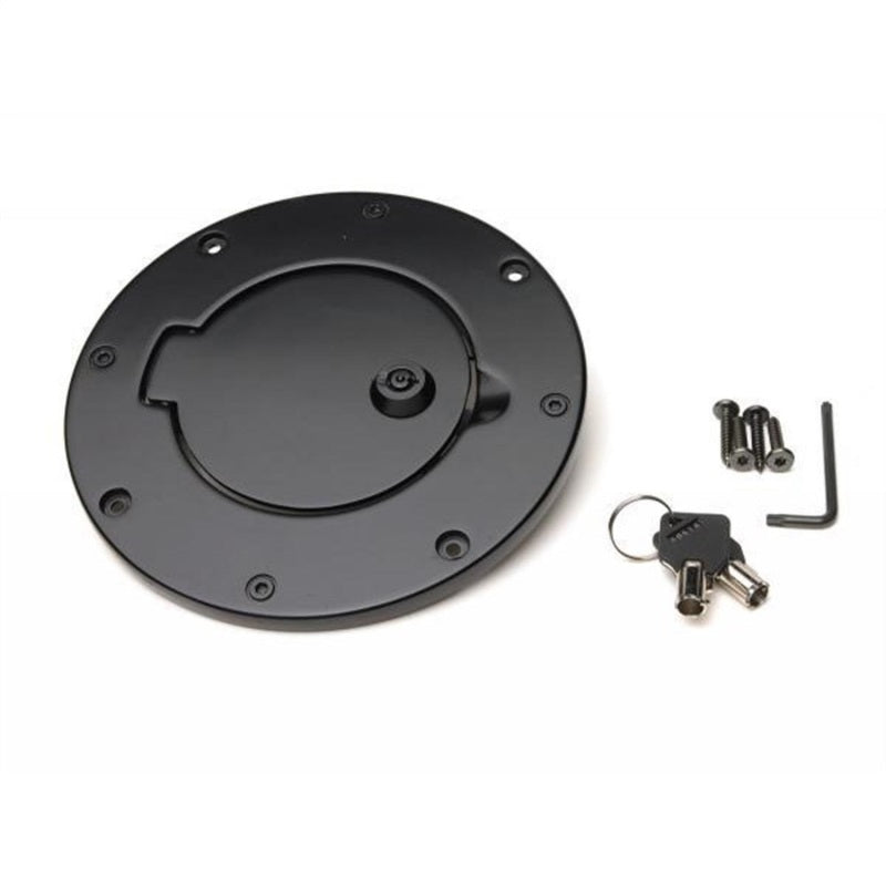 Rampage Fuel Caps Rampage 1997-2006 Jeep Wrangler(TJ) Billet Style Gas Cover - Black