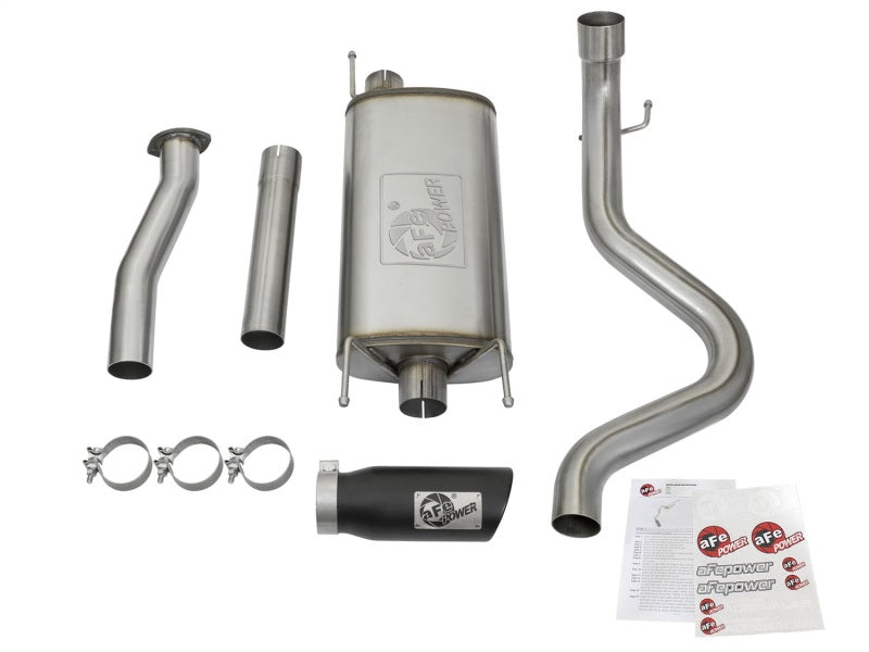 aFe Catback aFe MACHForce XP Cat-Back SS w/Black Tips 16 Toyota Tacoma V6-3.5L