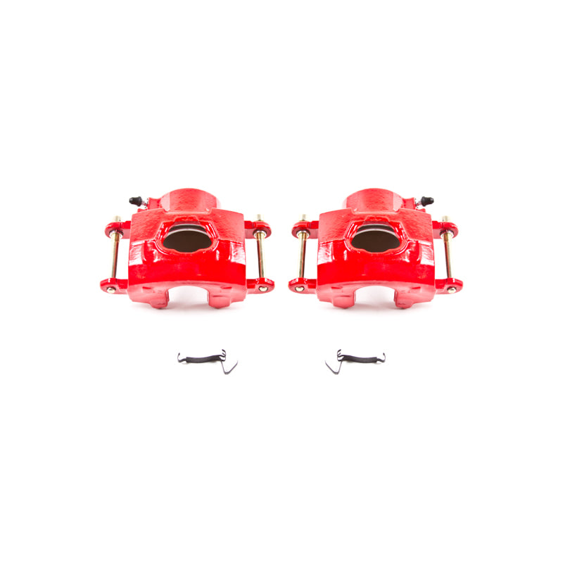 PowerStop Brake Calipers - Perf Power Stop 94-96 Chevrolet Impala Front Red Calipers w/o Brackets - Pair