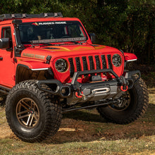 Load image into Gallery viewer, Rugged Ridge Bumpers - Steel Rugged Ridge Venator Front Bumper W/Overrider &amp; Winch Tray JL
