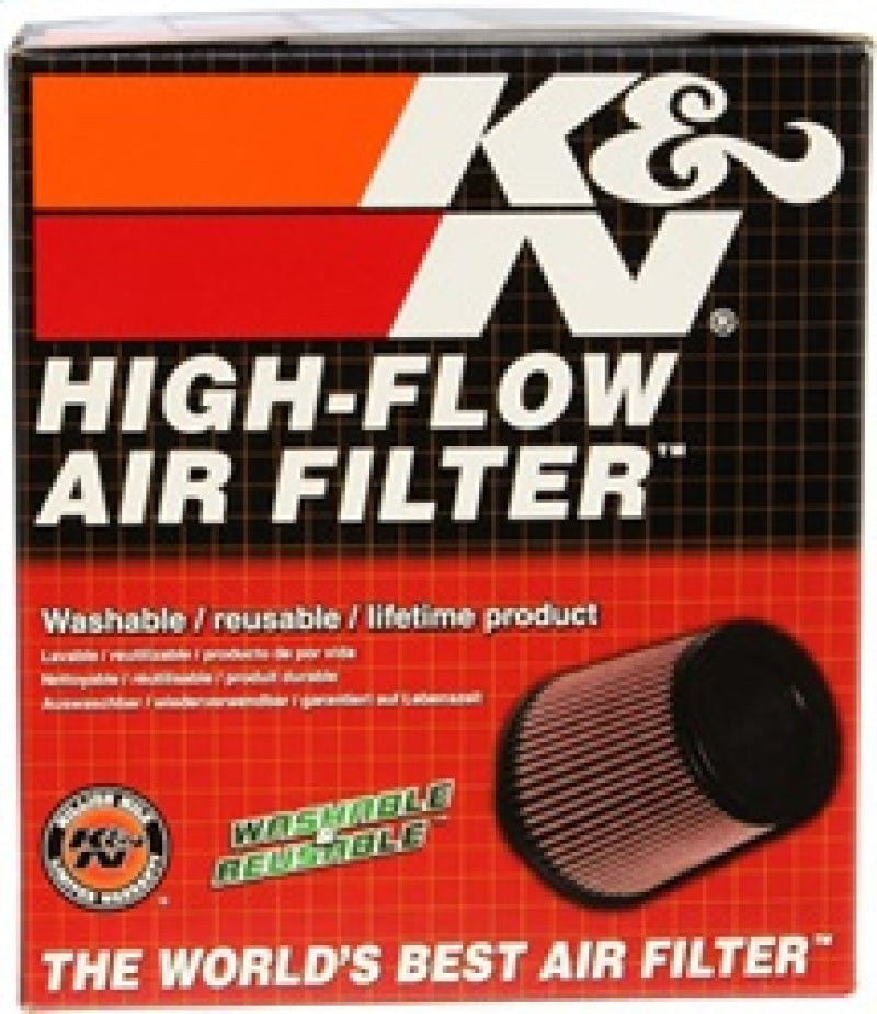 K&N Engineering Air Filters - Universal Fit K&N Filter Universal X Stream Clamp-On 3 inch Flange 6 inch Base  5 inch Top 5 9/16 inch Height