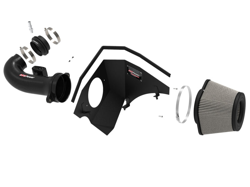 aFe Cold Air Intakes aFe 19-21 GM Trucks 5.3L/6.2L Track Series Carbon Fiber Cold Air Intake System W/ Pro Dry S Filters