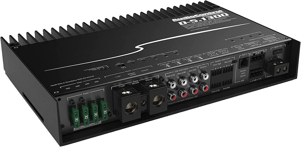 Stinger Off-Road Audio AudioControl D-5.1300 High-Power 5-Channel DSP Matrix Amplifer with Accubass