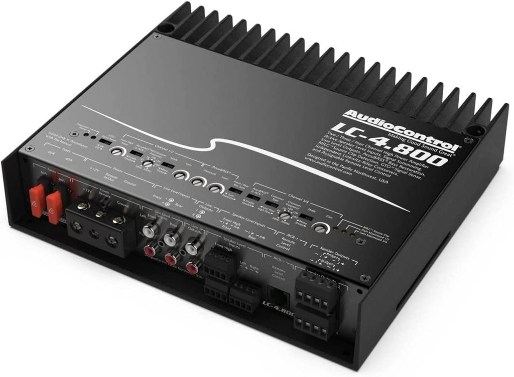 Stinger Off-Road Audio AudioControl LC-4.800 4/3/2 Channel High Power Amplifier with AccuBass