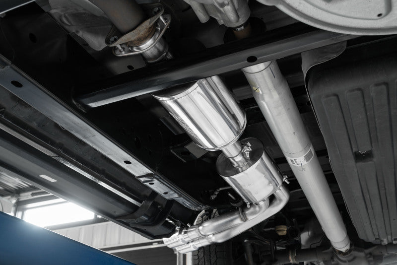 MBRP Catback MBRP 15-20 Ford F150 T409 Pre-Axle 4in OD Tips Dual Outlet 3in Cat Back Exhaust