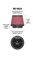 Load image into Gallery viewer, K&amp;N Engineering Air Filters - Universal Fit K&amp;N Universal 4 Inch Filter