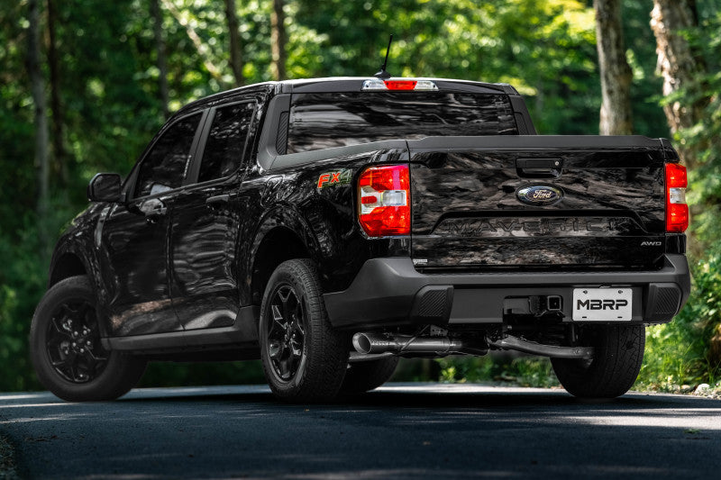 MBRP Catback MBRP 2022+ Ford Maverick Aluminized Steel 4in OD Tip Single Side Exit 3in Cat Back Exhaust