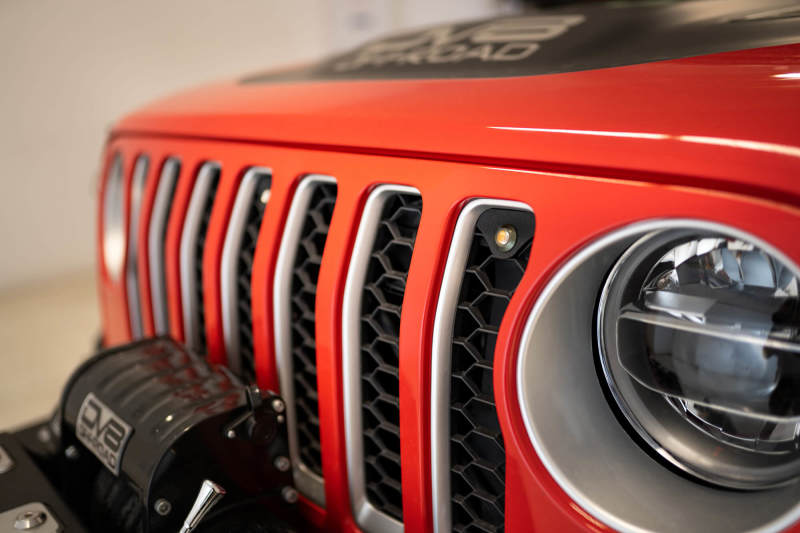 DV8 Offroad Grilles DV8 Offroad 2018+ Jeep JL Grill Amber Marker Lights
