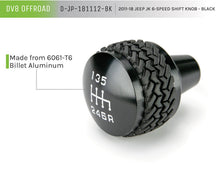 Load image into Gallery viewer, DV8 Offroad Shift Knobs DV8 Offroad 2011-2018 Jeep JK 6-Speed Shift Knob Black