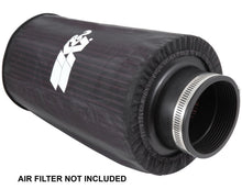 Load image into Gallery viewer, K&amp;N Engineering Pre-Filters K&amp;N Universal Round Tapered Filter Wrap - Black - 6in Base ID x 4.625in Top ID x 9in Height