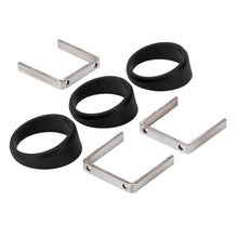 Load image into Gallery viewer, AutoMeter Gauge Pods Autometer or Autogage 2-1/16in Black Angle Rings -- 3 Pack