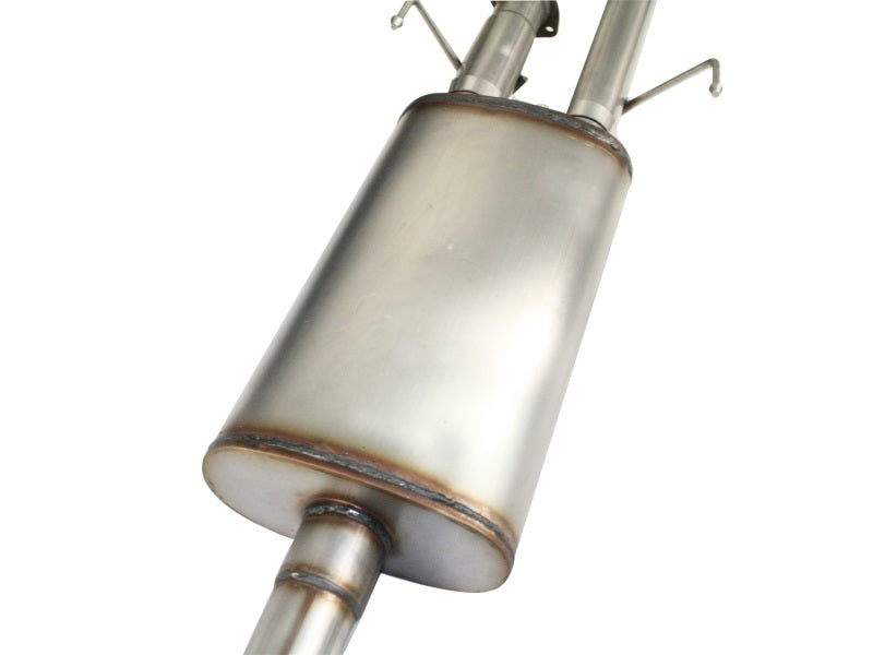 aFe Catback aFe MACHForce XP Exhausts Cat-Back SS-409 EXH CB Toyota Tundra 10-11 V8-5.7L 145.7 WB (blk tip)