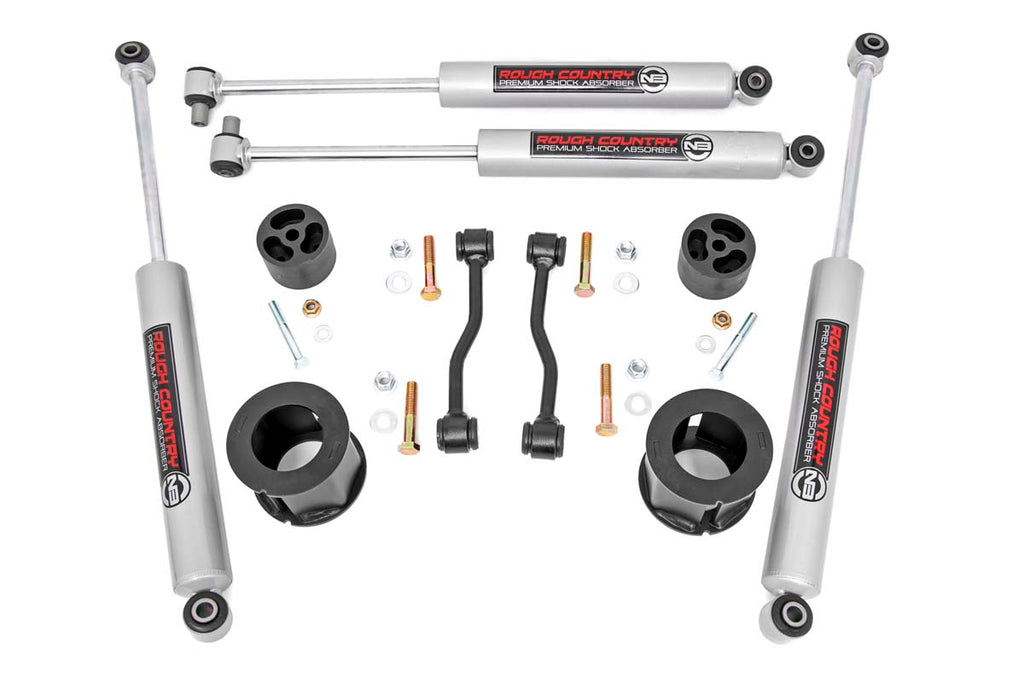 Rough Country Lift Kits 2.5 Inch Jeep Suspension Lift Kit w/N3 Shocks 20 Gladiator Rough Country - 63430A