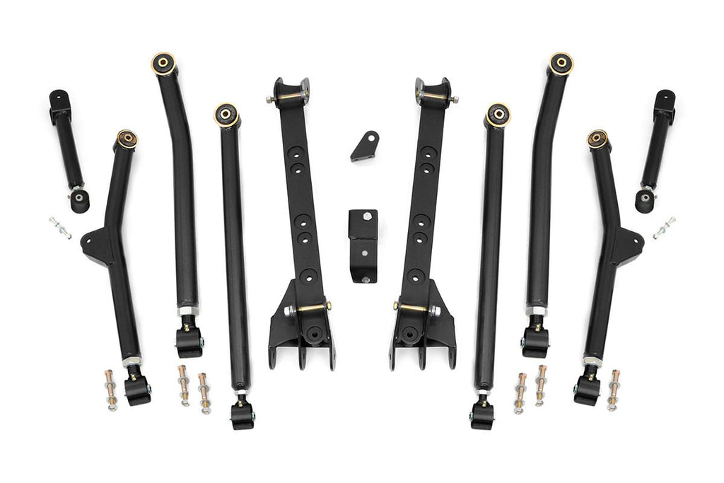 Rough Country Long Arm Upgrade Kits 4-6 Inch Jeep Long Arm Upgrade Kit 04-06 Wrangler Unlimited TJ Rough Country - 63800U
