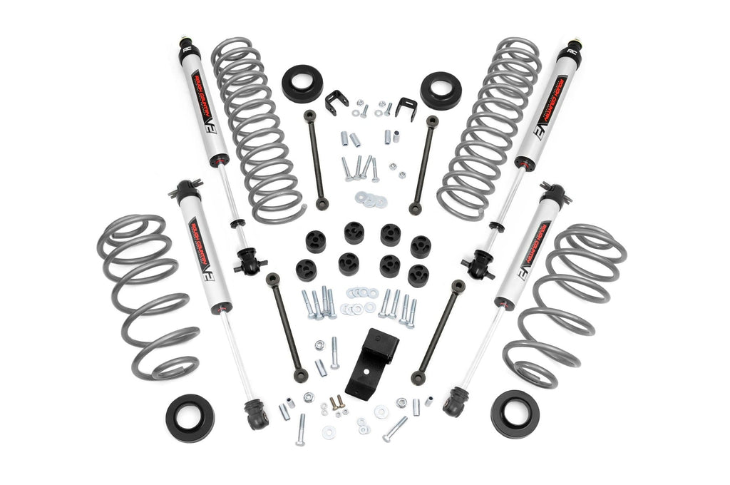 Rough Country Lift Kits 3.25 Inch Lift Kit 4 Cyl V2 97-02 Jeep Wrangler TJ 4WD Rough Country - 64170