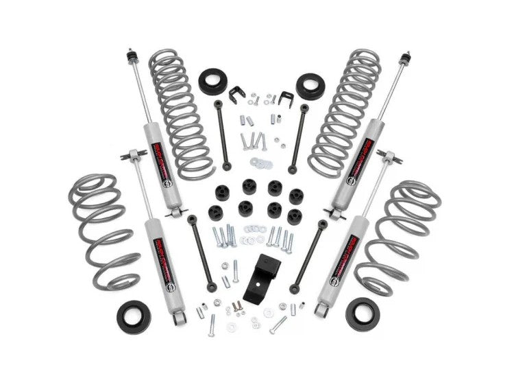 Rough Country Lift Kits 3.25 Inch Jeep Suspension Lift Kit 4 Cyl 04-06 Wrangler TJ Unlimited Rough Country - 643.20