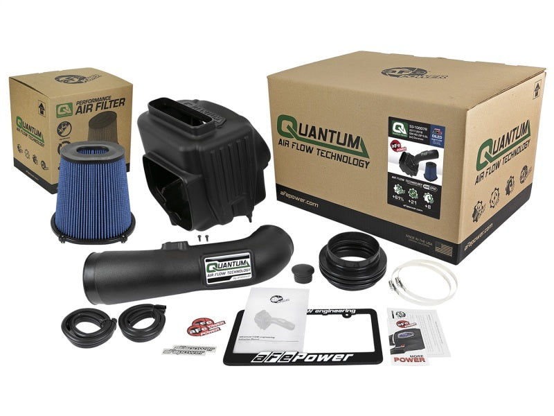 aFe Cold Air Intakes aFe Quantum Pro 5R Cold Air Intake System 17-18 GM/Chevy Duramax V6-6.6L L5P - Oiled
