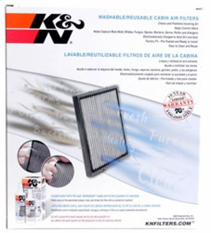 K&N Engineering Cabin Air Filters K&N 11-16 Jeep Grand Cherokee / 11-16 Dodge Durango Cabin Air Filter