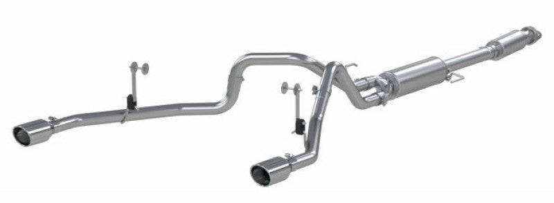 MBRP Catback MBRP 2021+ F-150 2.7L/ 3.5L Ecoboost, 5.0L 3in Cat Back 2.5in Dual Split Rear