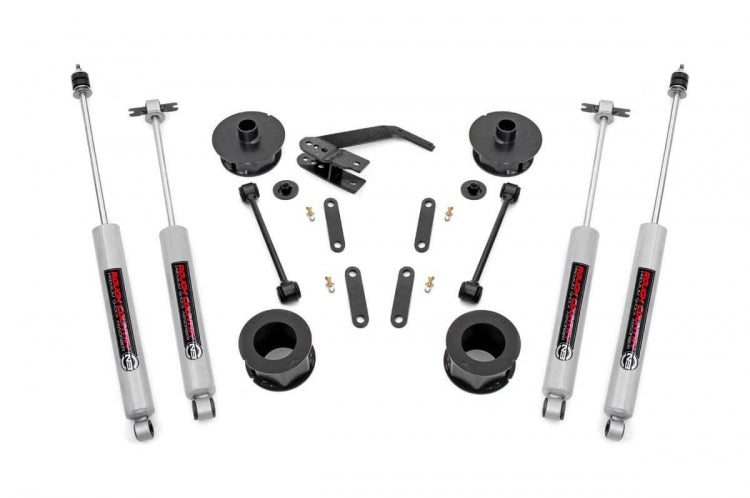 Rough Country Lift Kits 2.5 Inch Jeep Premium Suspension Lift Kit 07-18 Wrangler JK Rough Country - 65730