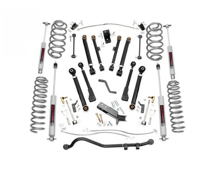 Rough Country Lift Kits 4 Inch Jeep X-Series Suspension Lift Kit 97-06 Wrangler TJ Rough Country - 66130