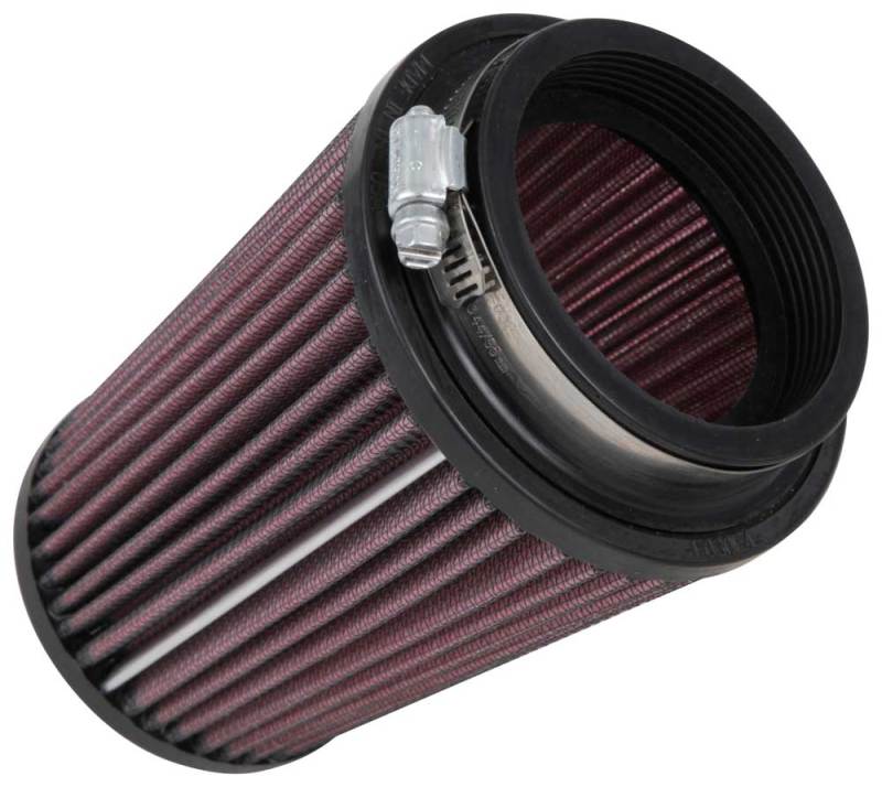 K&N Engineering Air Filters - Universal Fit K&N Filter Universal Rubber Filter 3  Flange 4 1/2 Base inch 3 1/2 inch Top 5 3/4 inch Height