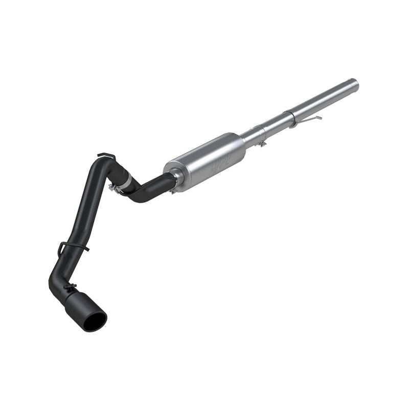 MBRP Catback MBRP 14-17 Chevrolet Silverado 1500 4.3/5.3L 3in Cat Back Single Side Exit Black Exhaust