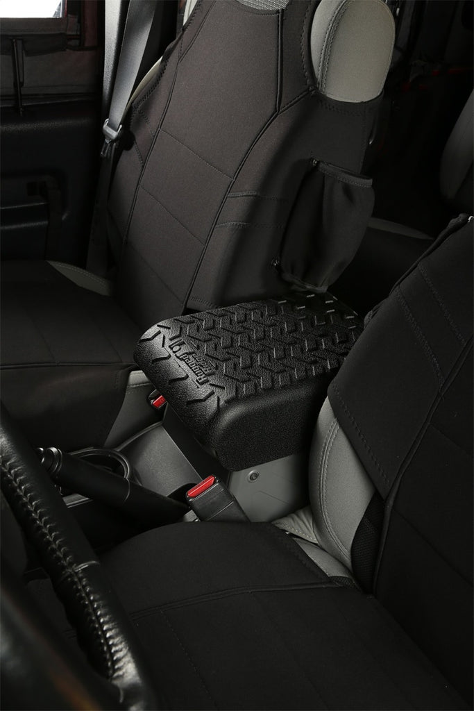 Rugged Ridge Interior Lighting Rugged Ridge Center Console Cover Black 07-10 Jeep Wrangler