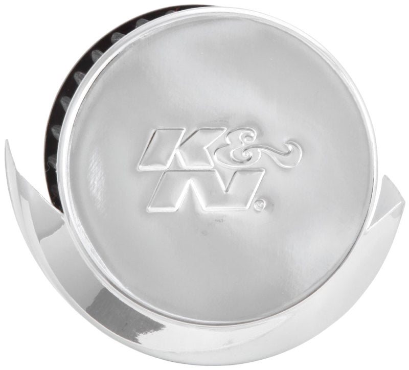 K&N Engineering Air Filters - Universal Fit K&N 1.5in Flange ID x 3in OD x 2.5in Height Clamp On Crankcase Vent Filter