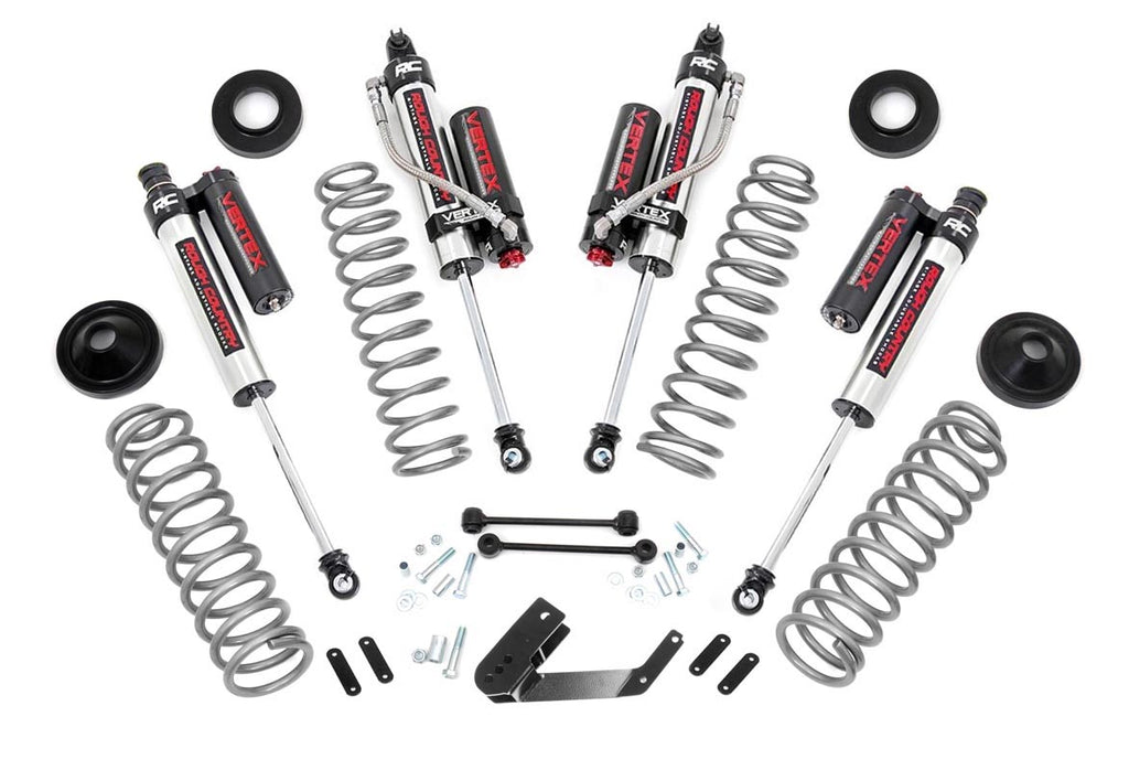 Rough Country Lift Kits 3.25 Inch Jeep Suspension Lift Kit w/Vertex Shocks 07-18 Wrangler JK Unlimited Rough Country - 66950