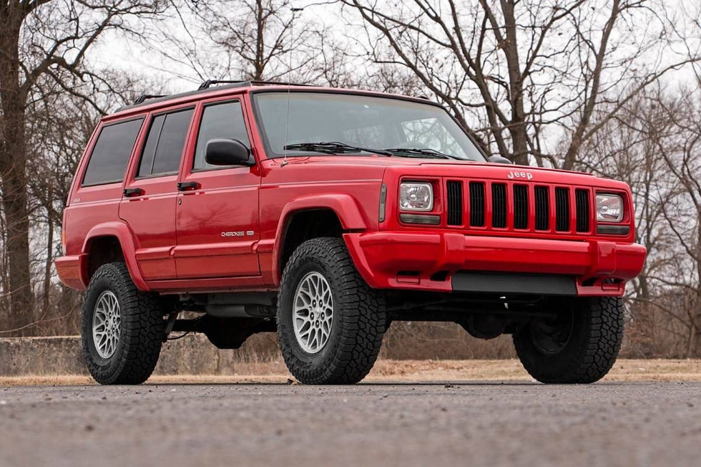 Rough Country Lift Kits 3 Inch Jeep Series II Suspension Lift Kit N3 Shocks 84-01 Cherokee XJ Rough Country - 670XN2
