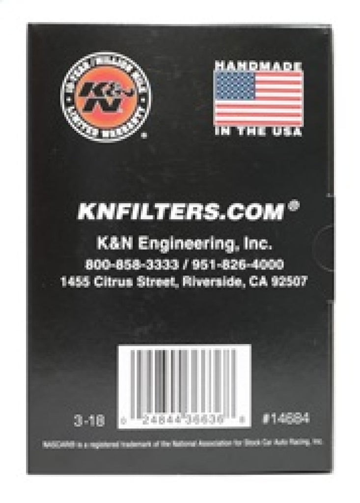 K&N Engineering Air Filters - Universal Fit K&N Universal Round Clamp-On Air Filter 3in Flange ID x 6in Base OD x 4.625in Top OD x 3in Height