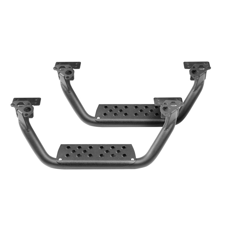 Go Rhino Side Steps Go Rhino Dominator Extreme D6 SideSteps - Tex Blk - 4in Drop Down Steps (Pair)