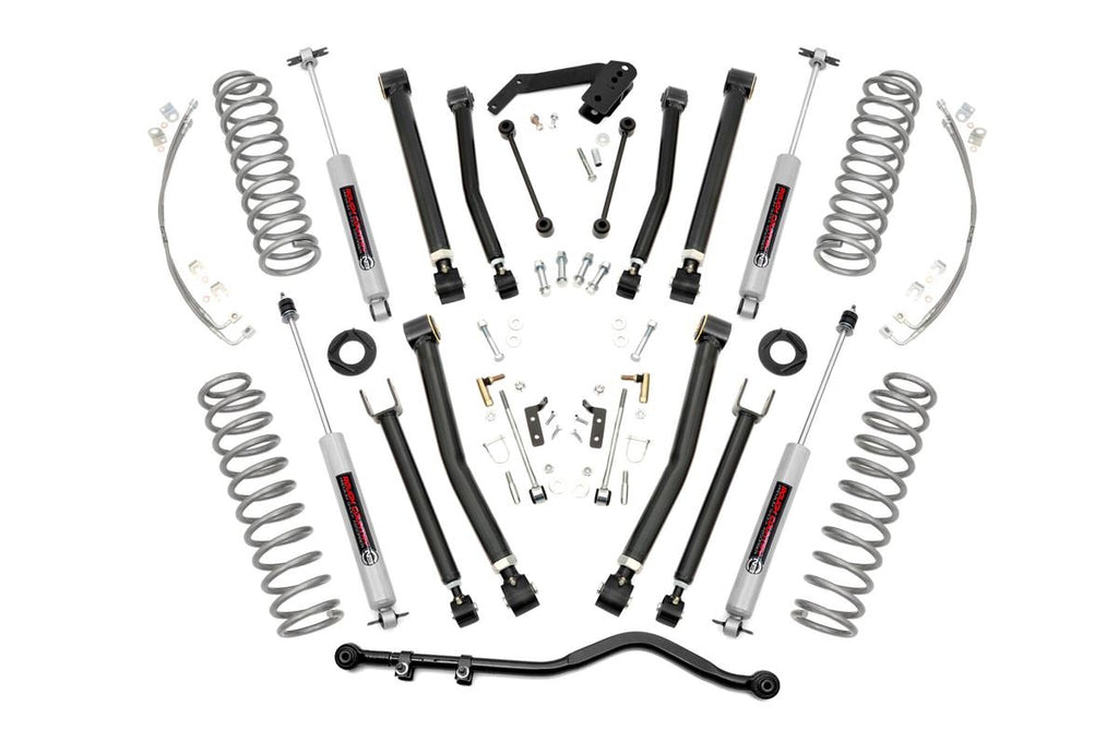 Rough Country Lift Kits 4 Inch Jeep X-Series Suspension Lift Kit 07-18 Wrangler JK Rough Country - 67330