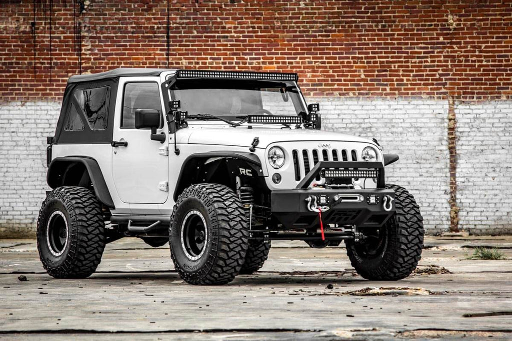 Rough Country Lift Kits 4 Inch Jeep X-Series Suspension Lift Kit Vertex 07-18 Wrangler JK Rough Country - 67350