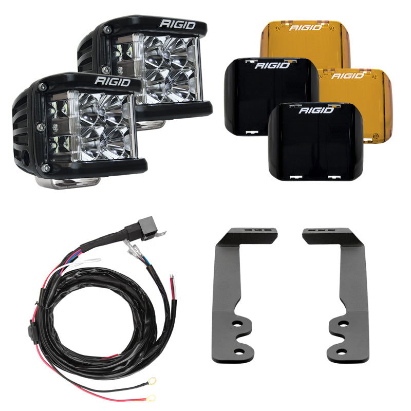 Rigid Industries Light Mounts Rigid Industries 2022+ Toyota Tundra A-Pillar Lighting Kit (Fits 360-Series, D-SS Series)