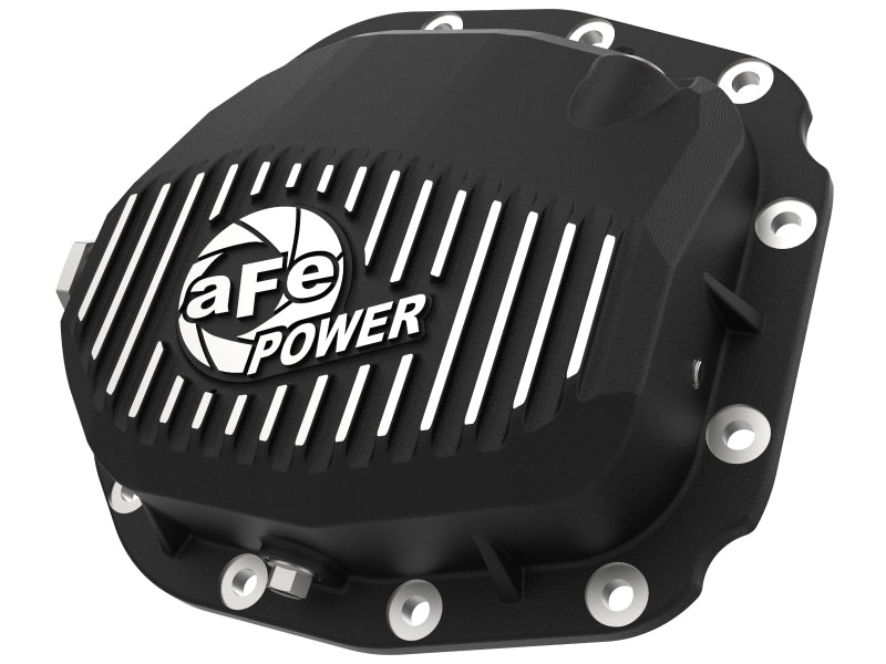 aFe Diff Covers aFe Pro Series Rear Differential Cover Black w/ Fins 15-19 Ford F-150 (w/ Super 8.8 Rear Axles)