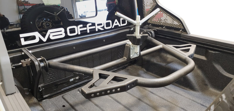 DV8 Offroad Chase Racks DV8 Offroad 2019+ Jeep Gladiator In-Bed Adjustable Tire Carrier