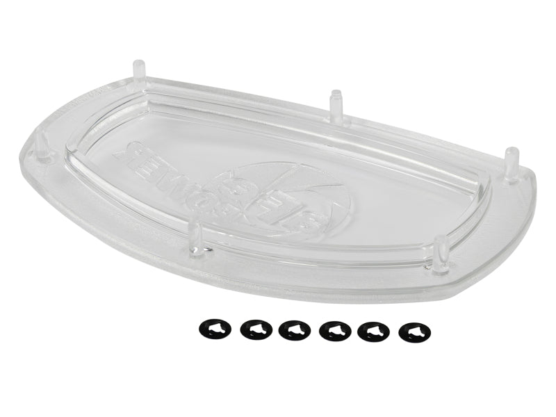 aFe Air Intake Components aFe Momentum Cold Air Intake System Replacement Sight Window- Oblong Clear