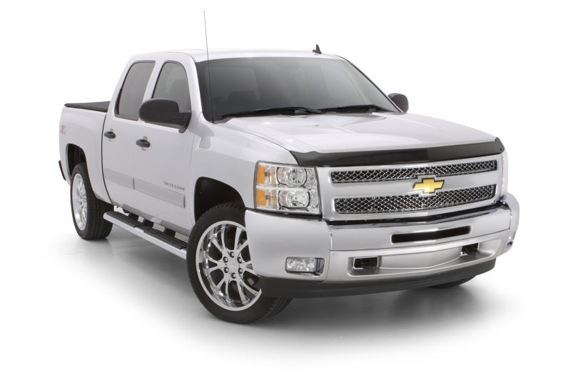 AVS Hood Deflectors AVS 17-18 Chevy Silverado 2500 Aeroskin Low Profile Acrylic Hood Shield - Smoke