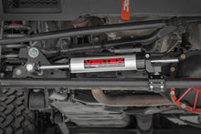 Load image into Gallery viewer, Rough Country Steering Stabilizer Vertex Steering Stabilizer Pass-Through 07-18 Jeep Wrangler JK Rough Country - 680900