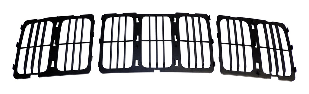 Crown Automotive Jeep Replacement Grille Front Upper Grille for 2014-2016 Jeep WK Grand Cherokee w/ Louvered Grille - 68143073AC